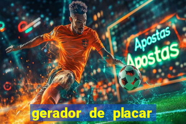 gerador de placar de futebol